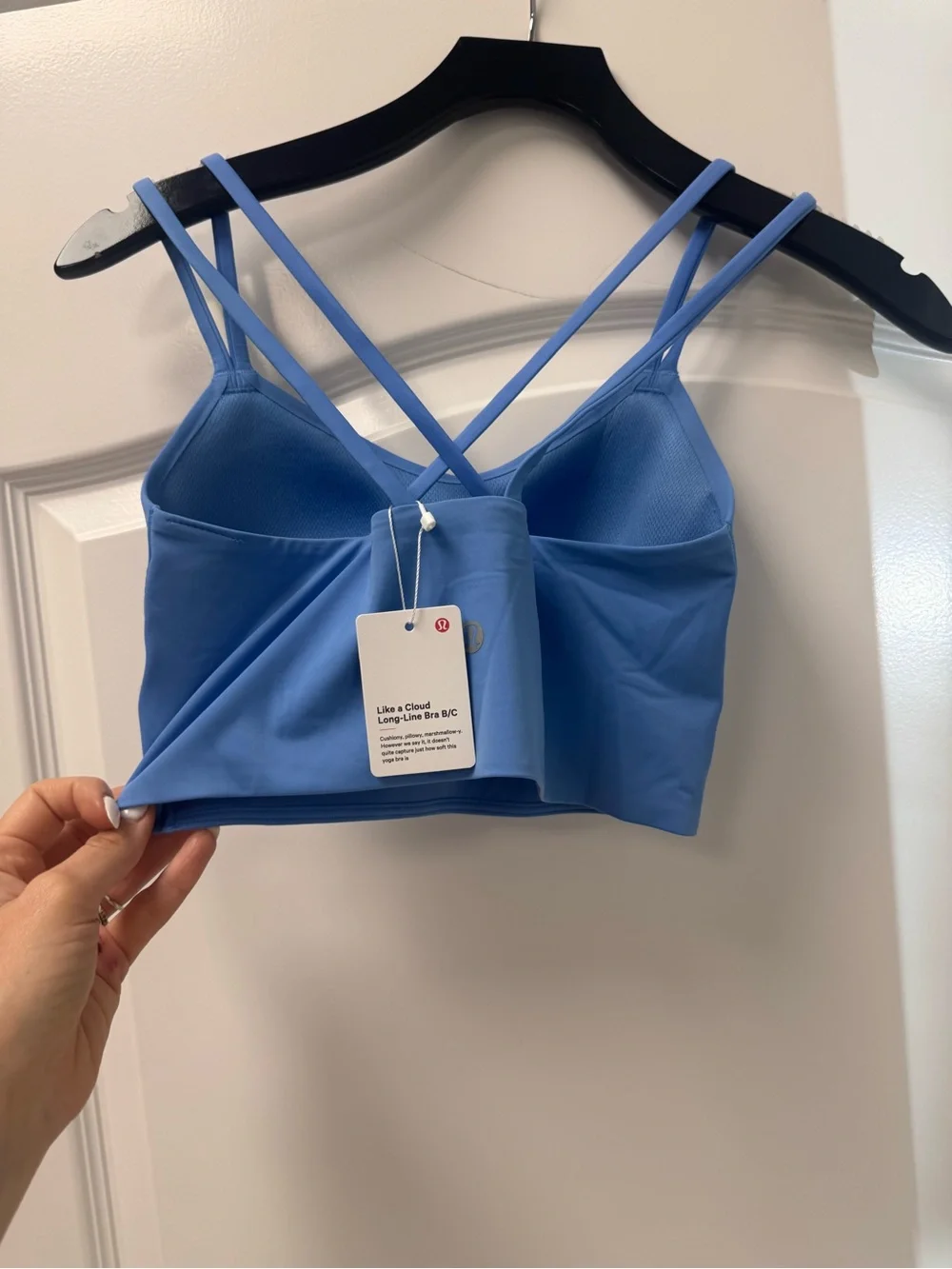 lululemon athletica Sky Blue Strappy Sports Bra